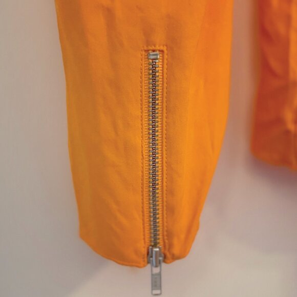 ACNE Orange Puff Sleeve Blouse - Picture 15 of 16